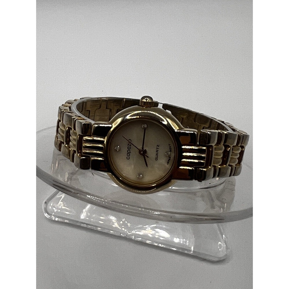 Capezio Quartz Watch Womens New Battery Gold Tone Vintage‎ Japan Movt
